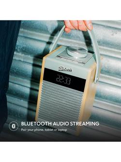 Roberts Rambler Midi DAB/DAB+/FM Bluetooth Digital Radio - view 2, Duck Egg