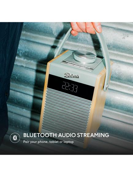 Roberts Rambler Midi DAB/DAB+/FM Bluetooth Digital Radio - view 2, Duck Egg