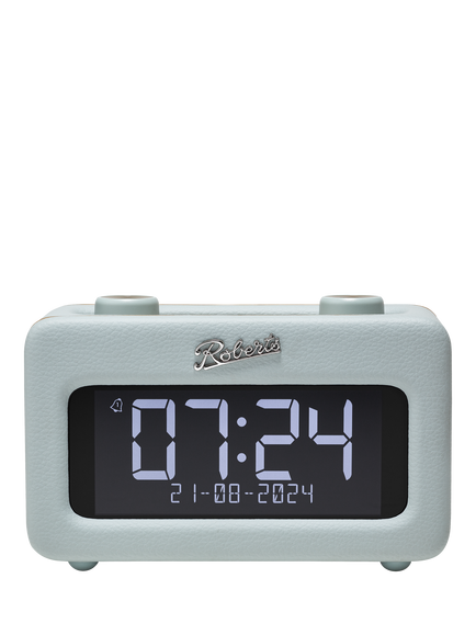 Roberts Revival Rest DAB/DAB+/FM Bluetooth Bedside Clock Radio, Duck Egg