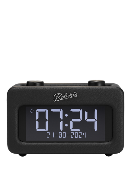 Roberts Revival Rest DAB/DAB+/FM Bluetooth Bedside Clock Radio, Black