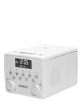 Roberts Sound49 DAB/DAB+/FM/CD Bluetooth Clock Radio, Black, White