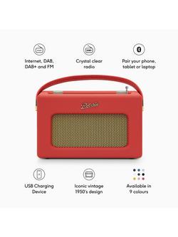 Roberts Revival iStream 3L DAB+/FM Internet Smart Radio with Bluetooth - view 2, Classic Red