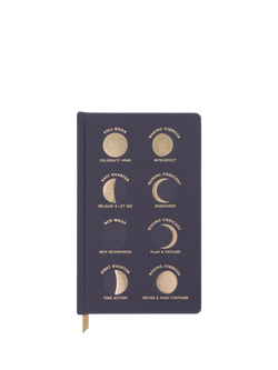 DesignWorks Ink Moon Notebook, Multi, Multi