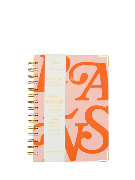 DesignWorks Ink Plans Hardback Planner, Multi, Multi