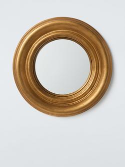John Lewis Georgian Round Convex Wall Mirror, 40cm, Gold, Gold