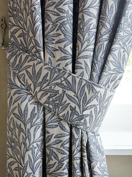 William Morris At Home Willow Tieback, Pack of 2, Indigo - view 2, Indigo
