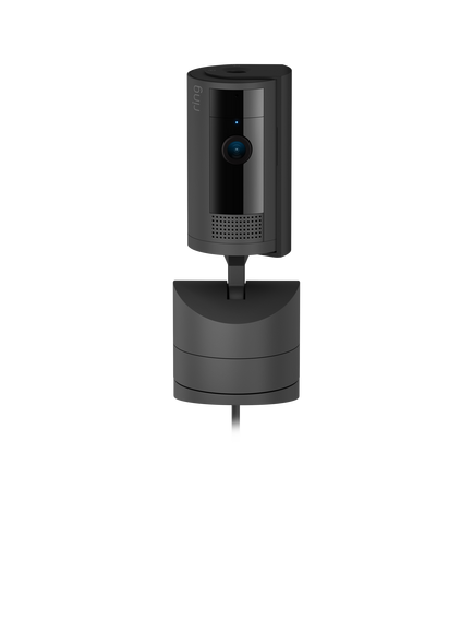 Ring Pan-Tilt Indoor Cam Smart Security Camera with Built in Wi-Fi, Black - view 2, Black