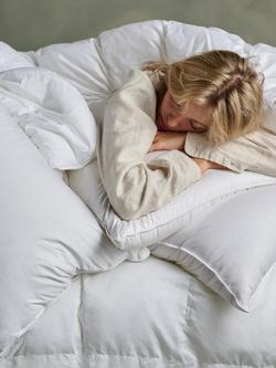 Bedfolk Feather & Down Pillow, Firm, White