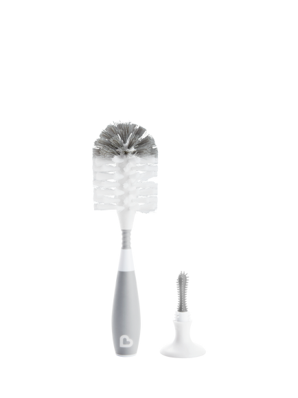 Munchkin Bristle Bottle Brush, Grey, 