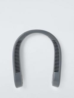 John Lewis Neck Cooler Fan - view 2, Grey
