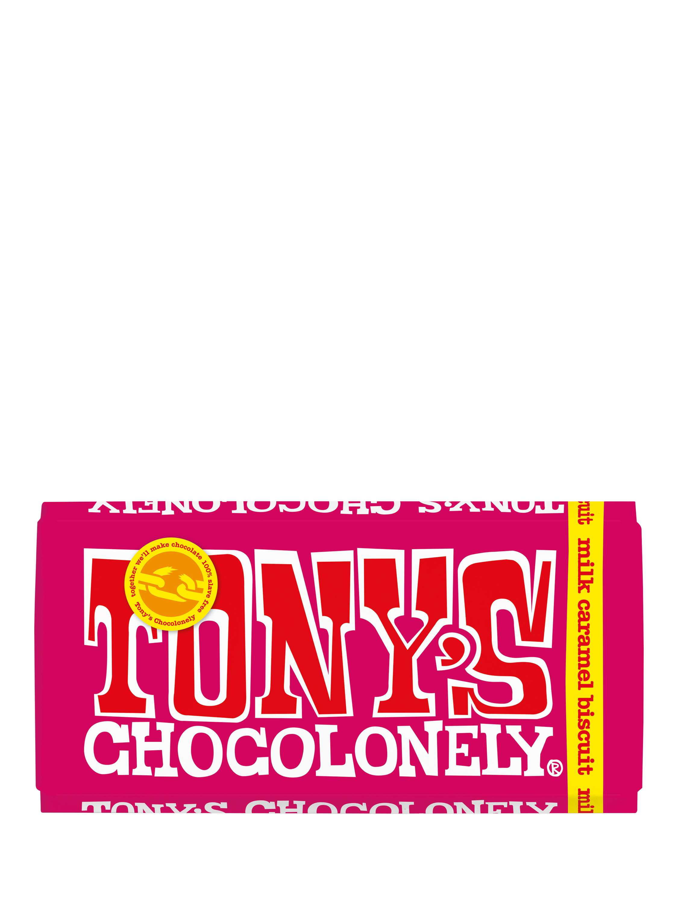Tony's Chocolonely Milk Caramel Biscuit Bar, 180g
