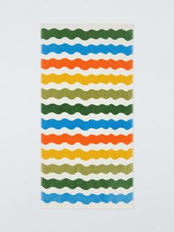 John Lewis Wave Stripe Beach Towel, Multi, Multi