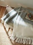 Laura Ashley Bronwen Throw, Steel