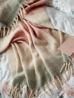 Laura Ashley Ortonby Throw, Pink Light