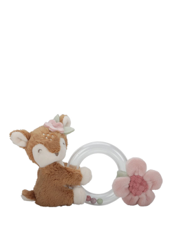 Little Dutch Fairy Garden Deer Ring Rattle, Multi