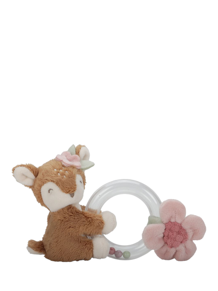 Little Dutch Fairy Garden Deer Ring Rattle, Multi