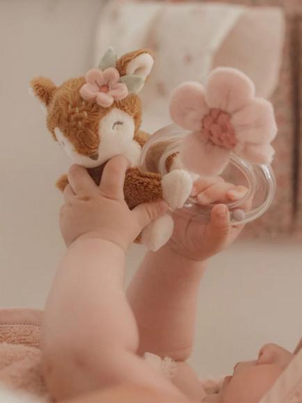 Little Dutch Fairy Garden Deer Ring Rattle - view 2, Multi