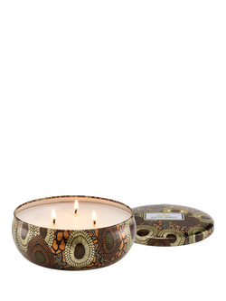 Voluspa Baltic Amber Three Wick Tin Scented Candle, 340g - view 2, Multi Multi