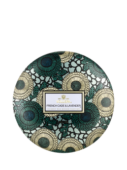 Voluspa Cade & Lavender Three Wick Scented Candle, 340g, Multi Multi