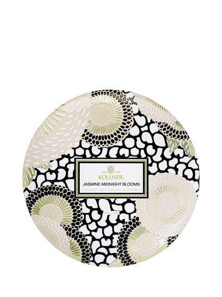 Voluspa Jasmine Mid Bloom Three Wick Scented Candle, 340g - view 2, Multi Multi