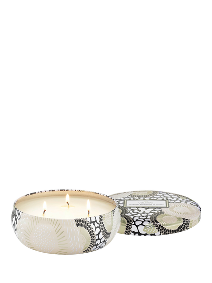 Voluspa Jasmine Mid Bloom Three Wick Scented Candle, 340g, Multi Multi