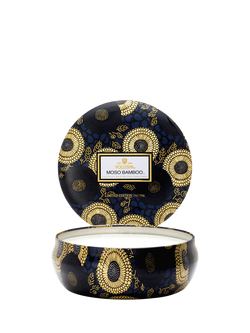 Voluspa Moso Bamboo Three Wick Scented Candle, 340g - view 2, Multi Multi