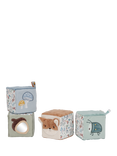 Little Dutch Forest Friends Soft Activity Cubes, Set of 4