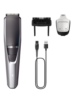 Philips Series 3000 BT3239/15 Beard Trimmer, with Self-sharpening Steel Blades, & Lift & Trim Technology, Steel, Steel