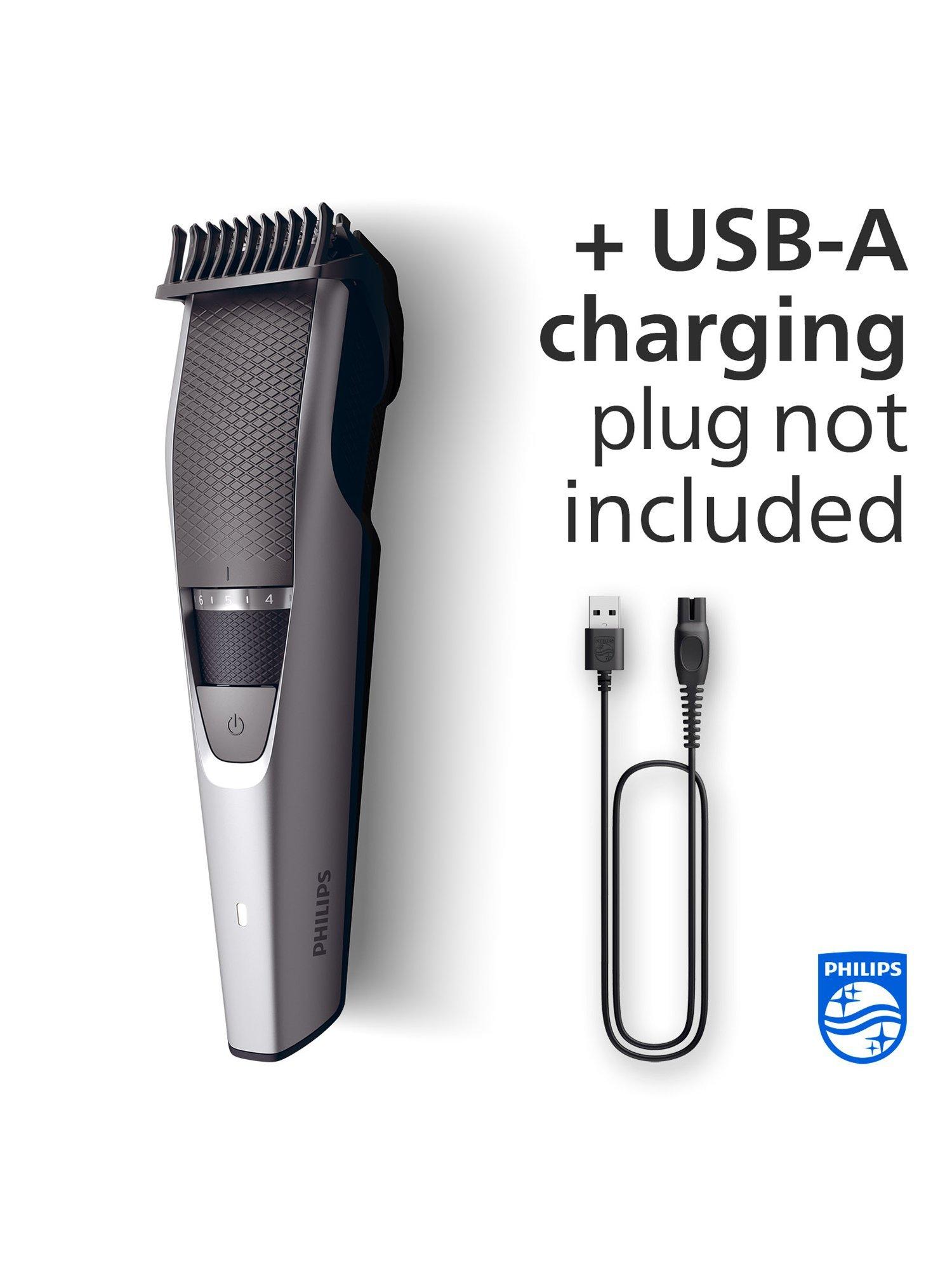 Product image 4 of 10, which shows Philips Series 3000 BT3239/15 Beard Trimmer, with Self-sharpening Steel Blades, & Lift & Trim Technology, Steel