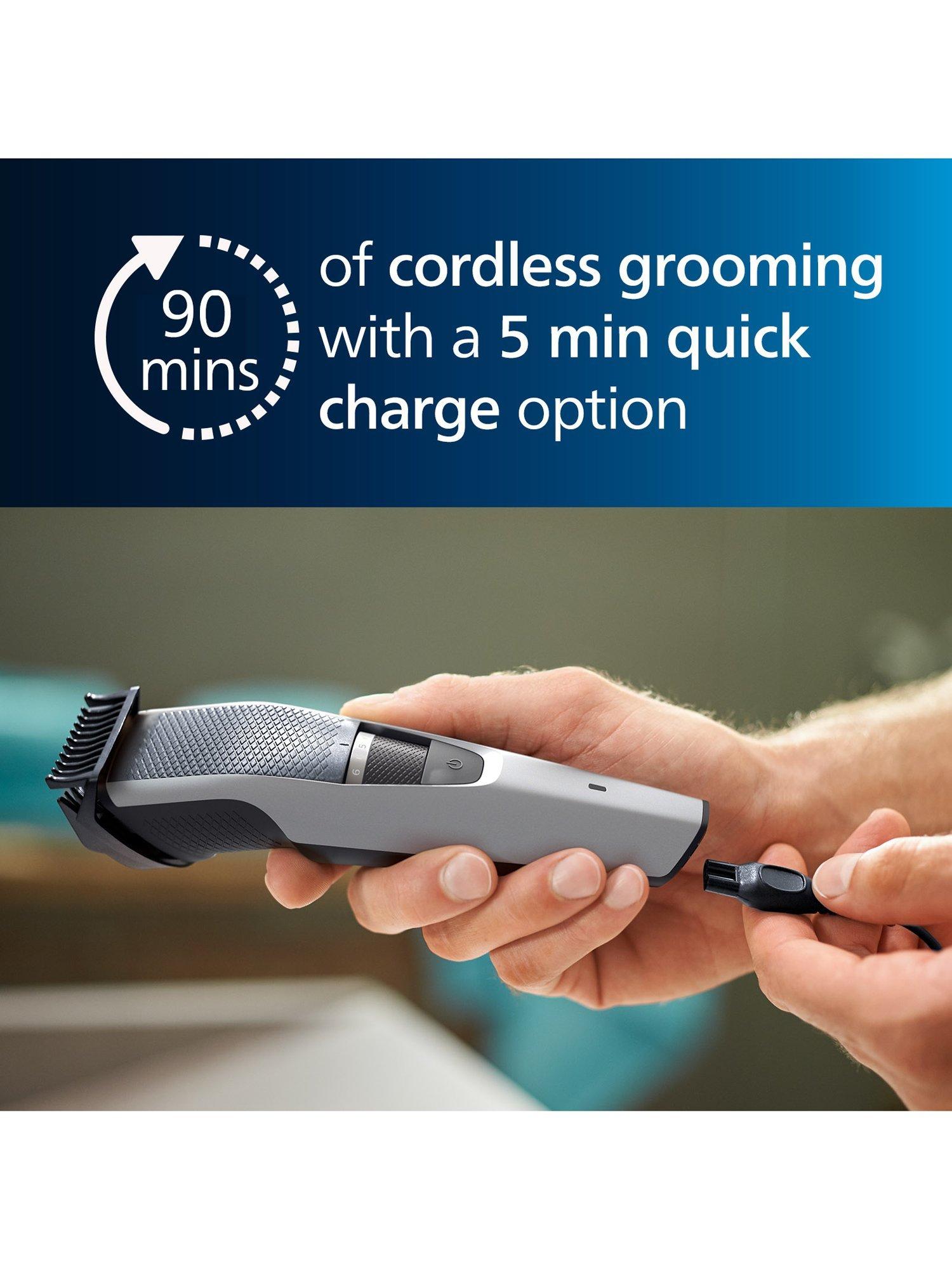Product image 5 of 10, which shows Philips Series 3000 BT3239/15 Beard Trimmer, with Self-sharpening Steel Blades, & Lift & Trim Technology, Steel