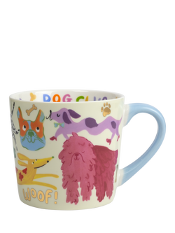Eleanor Bowmer Dog Club New Bone China Mug, 300ml, Multi