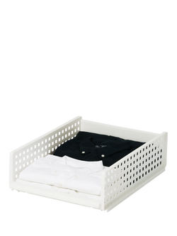 Like-it Modular Storage Tray, Small, W34cm, White, White