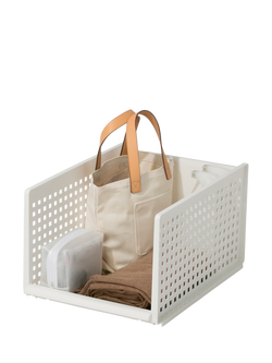 Like-It Modular Storage Tray, Large, W26.2cm, White, White