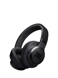 JBL Live 770NC Adaptive Noise Cancelling Wireless Bluetooth Over-Ear Headphones with Mic/Remote, Black