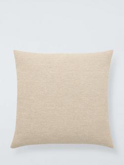 John Lewis Wool Blend Cushion, Oat, Oat