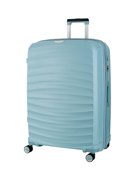 Rock Sunwave 8-Wheel Expandable Hard Shell Suitcase, Set of 3 - view 2, Light Blue