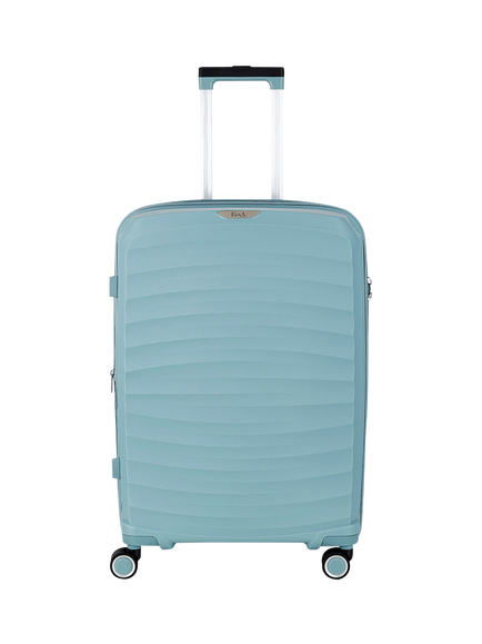 Rock Sunwave 8-Wheel 79cm Expandable Large Suitcase - view 2, Light Blue