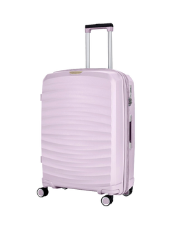 Rock Sunwave 8-Wheel 66cm Expandable Medium Suitcase, Lilac