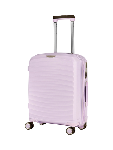 Rock Sunwave 8-Wheel 54cm Expandable Cabin Case, Lilac