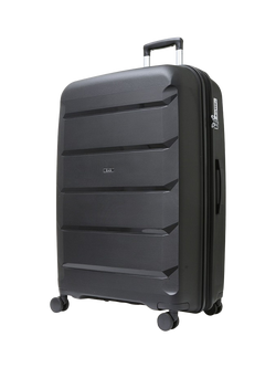 Rock Tulum 8-Wheel Expandable Suitcase Set, 3 Piece - view 2, Black