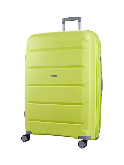 Rock Tulum 8-Wheel Expandable Suitcase Set, 3 Piece, Lime - view 2, Lime