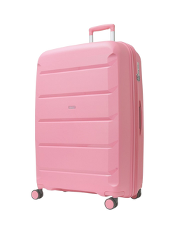 Rock Tulum 8-Wheel Expandable Suitcase Set, 3 Piece - view 2, Pink