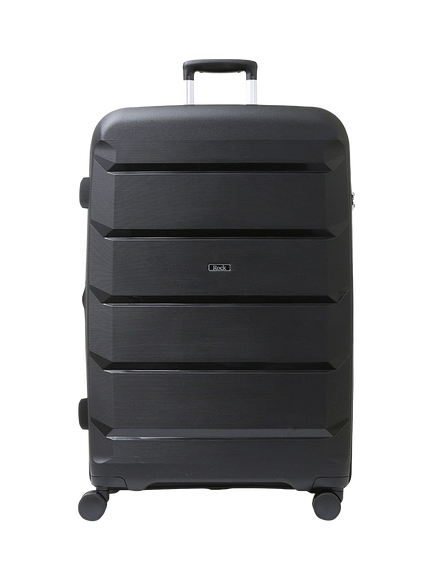 Rock Tulum 8-Wheel 78cm Expandable Large Suitcase, 105L - view 2, Black