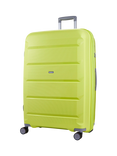 Rock Tulum 8-Wheel 78cm Expandable Large Suitcase, 105L, Lime