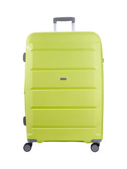 Rock Tulum 8-Wheel 78cm Expandable Large Suitcase, 105L, Lime - view 2, Lime