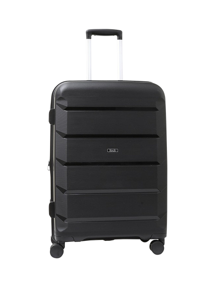 Rock Tulum 8-Wheel 66cm Expandable Medium Suitcase, 63L - view 2, Black