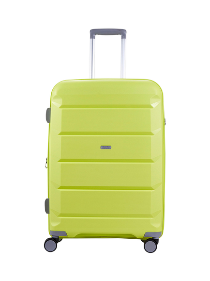 Rock Tulum 8-Wheel 66cm Expandable Medium Suitcase, 63L - view 2, Lime