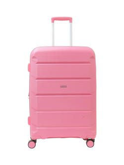 Rock Tulum 8-Wheel 66cm Expandable Medium Suitcase, 63L - view 2, Pink
