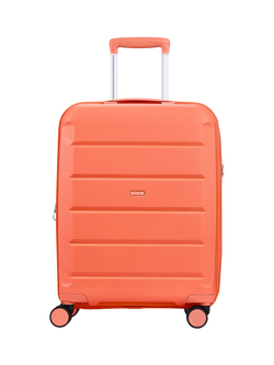 Rock Tulum 8-Wheel 55cm Expandable Cabin Case, 36L - view 2, Peach