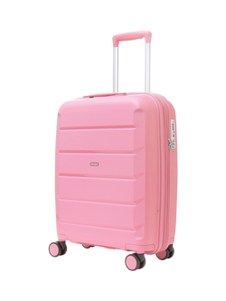 Rock Tulum 8-Wheel 55cm Expandable Cabin Case, 36L, Pink
